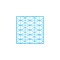 Clearprint 3020 8.5" x 11" Bond Pad with 30-Degree Isometric Fade-Out Grid, 20 lb., 50 Sheets/Pad